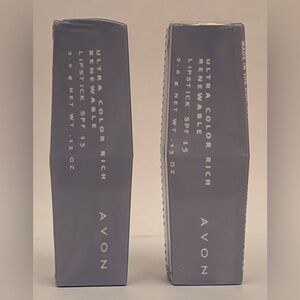 Two (2) Avon Ultra Color Rich Renewable lipsticks: Sheer Sunrise & Sheer Lily